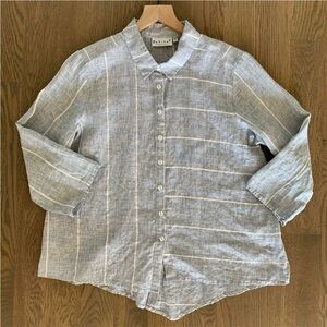 Habitat Blue and White Textured Shirt